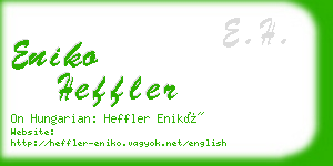 eniko heffler business card